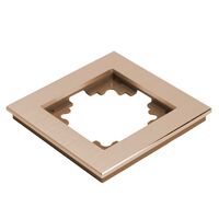 Рамка на 1 пост Катрин (шампань, Strong) / Stekker MFR00-7001-02