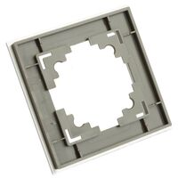 Рамка на 1 пост Катрин (серебро, Strong) / Stekker MFR00-7001-03