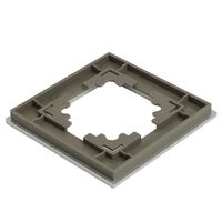 Рамка на 1 пост Катрин (серебро, Strong) / Stekker MFR00-7001-03