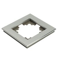 Рамка на 1 пост Катрин (серебро, Strong) / Stekker MFR00-7001-03