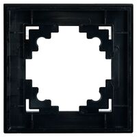 Рамка на 1 пост Катрин (черный, Strong) / Stekker MFR00-7001-05