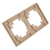 Рамка на 2 поста Катрин (шампань, Strong) / Stekker MFR00-7002-02