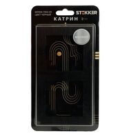 Рамка на 2 поста Катрин (черный, Strong) / Stekker MFR00-7002-05