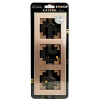 Рамка на 3 поста Катрин (шампань, Strong) / Stekker MFR00-7003-02