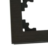 Рамка на 4 поста Катрин (черный, Strong) / Stekker MFR00-7004-05