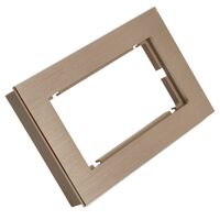 Рамка для двойной розетки Катрин (шампань, Strong) / Stekker MFR00-7012-02