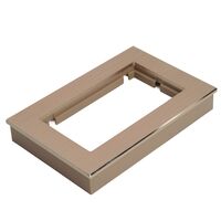 Рамка для двойной розетки Катрин (шампань, Strong) / Stekker MFR00-7012-02