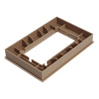 Рамка для двойной розетки Катрин (шампань, Strong) / Stekker MFR00-7012-02