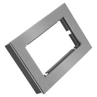 Рамка для двойной розетки Катрин (серебро, Strong) / Stekker MFR00-7012-03