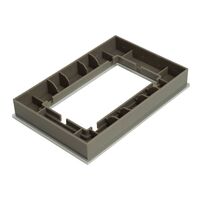 Рамка для двойной розетки Катрин (серебро, Strong) / Stekker MFR00-7012-03