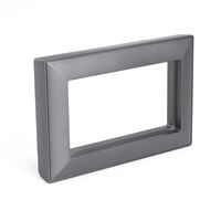Рамка для двойной розетки Катрин (графит, Light) / Stekker PFR00-7012-06