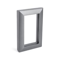 Рамка для двойной розетки Катрин (графит, Light) / Stekker PFR00-7012-06