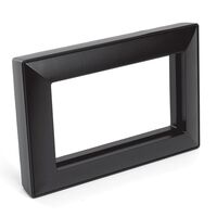 Рамка для двойной розетки Катрин (черный, Light) / Stekker PFR00-7012-05
