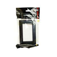 Рамка для двойной розетки Катрин (черный, Light) / Stekker PFR00-7012-05