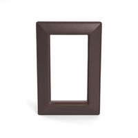 Рамка для двойной розетки Катрин (шоколад, Light) / Stekker PFR00-7012-04