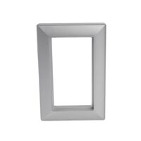 Рамка для двойной розетки Катрин (серебро, Light) / Stekker PFR00-7012-03