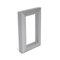 Рамка для двойной розетки Катрин (серебро, Light) / Stekker PFR00-7012-03