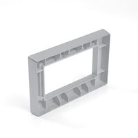 Рамка для двойной розетки Катрин (серебро, Light) / Stekker PFR00-7012-03