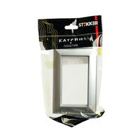 Рамка для двойной розетки Катрин (серебро, Light) / Stekker PFR00-7012-03