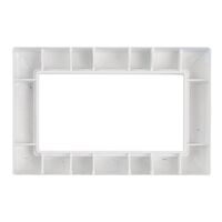 Рамка для двойной розетки Катрин (белый, Light) / Stekker PFR00-7012-01