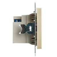 Розетка USB тип A+C Катрин (золото) / Stekker GLS10-7116-08