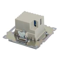 Розетка USB тип A+C Катрин (серебро) / Stekker GLS10-7116-03