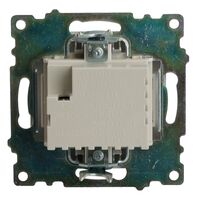 Розетка USB тип A+C Катрин (серебро) / Stekker GLS10-7116-03