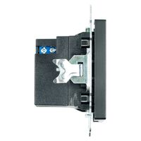 Розетка USB тип A+C Катрин (черный) / Stekker GLS10-7116-05