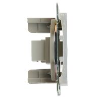 Розетка HDMI Катрин (серебро) / Stekker GLS00-7118-03