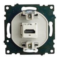 Розетка HDMI Катрин (серебро) / Stekker GLS00-7118-03