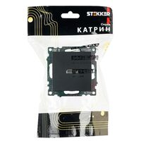 Розетка HDMI Катрин (черный) / Stekker GLS00-7118-05