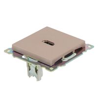 Розетка HDMI Катрин (шампань) / Stekker GLS00-7118-02