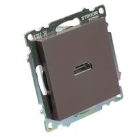 Розетка HDMI Катрин (шоколад) / Stekker GLS00-7118-04