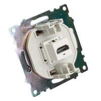 Розетка HDMI Катрин (шоколад) / Stekker GLS00-7118-04