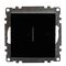 Сенсорный выключатель одноклавишный Катрин (черный) / STEKKER GLS2-7203-05