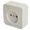 Розетка без заземления София (белый) / Stekker MST10-11-01
