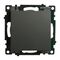 Переключатель перекрестный одноклавишный Катрин (графит) / Stekker GLS10-7110-06