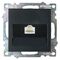Розетка компьютерная RJ-45 Катрин (черный)  / Stekker GLS00-7107-05