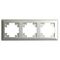 Рамка на 3 поста Катрин (серебро, Light) / Stekker PFR00-7003-03
