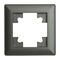 Рамка на 1 пост Катрин (графит, Light) / Stekker PFR00-7001-06