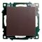 Выключатель одноклавишный Катрин (шоколад) / Stekker GLS10-7103-04