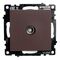 Розетка TV Катрин (шоколад) / Stekker GLS00-7108-04