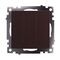 Выключатель трехклавишный Катрин (шоколад) / Stekker GLS10-7108-04