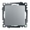 Переключатель перекрестный одноклавишный Катрин (серебро) / Stekker GLS10-7110-03