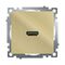 Розетка HDMI Катрин (золото) / Stekker GLS00-7118-08