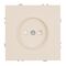 Розетка без заземления с защитными шторками Эмили (кашемир) / Stekker RST16-5109-08