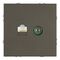 Розетка TV + RJ-45 Эмили (антрацит) / Stekker RST00-5106-09