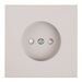 Розетка без заземления с защитными шторками Мия (пудровый жемчуг) / Stekker RST16-3109-08