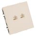 Розетка RJ-45 двойная Эмили (кашемир) / Stekker RST00-5111-08
