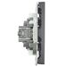 Розетка TV Эмили (платиново-серый) / Stekker RST00-5108-10